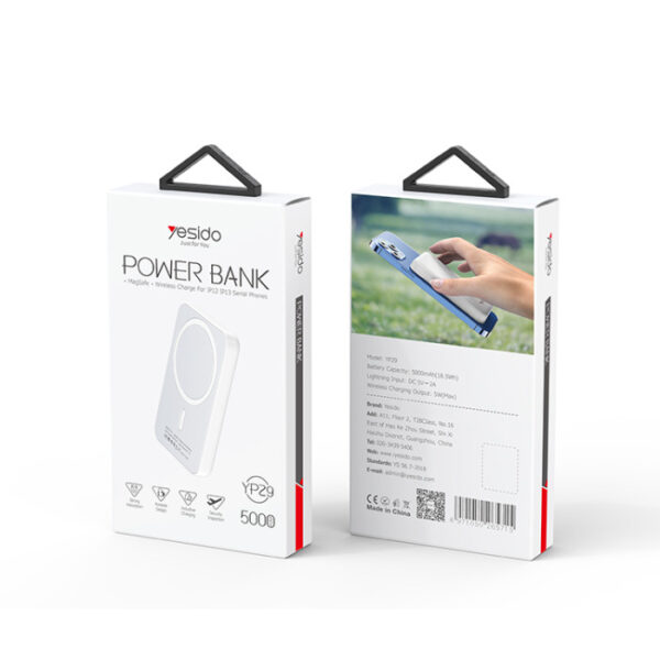 ⁦Yesido YP29 5000mAh Magsafe Power Bank⁩ - الصورة ⁦4⁩