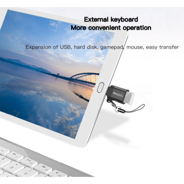 ⁦YESIDO OTG Adapter C to USB⁩ - الصورة ⁦4⁩