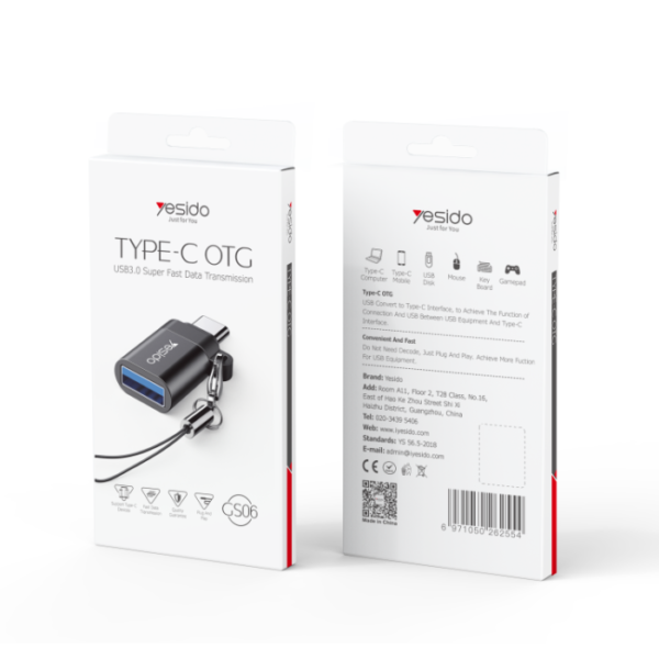 ⁦YESIDO OTG Adapter C to USB⁩ - الصورة ⁦5⁩