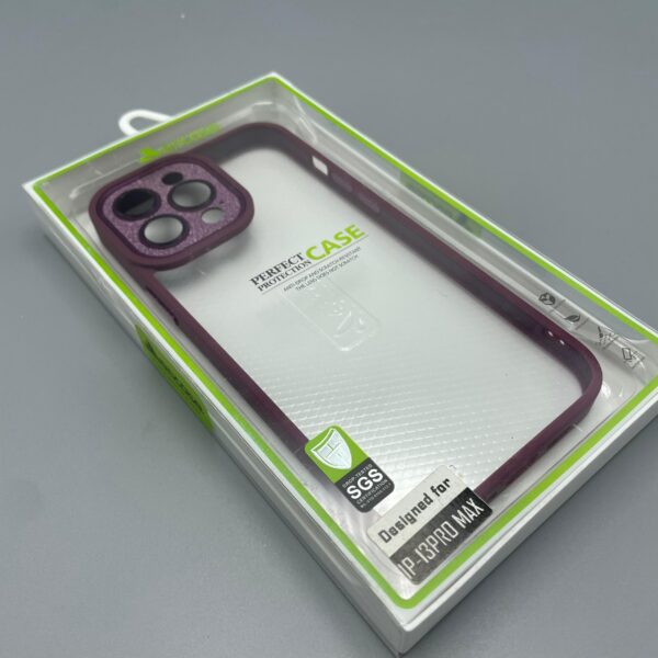 ⁦iphone 13 pro max antichoc  encase original Brillant purple⁩ - الصورة ⁦3⁩