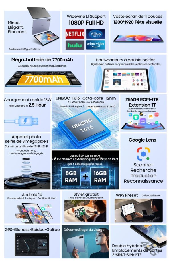 ⁦Blackview Tab 16 pro⁩ - الصورة ⁦10⁩