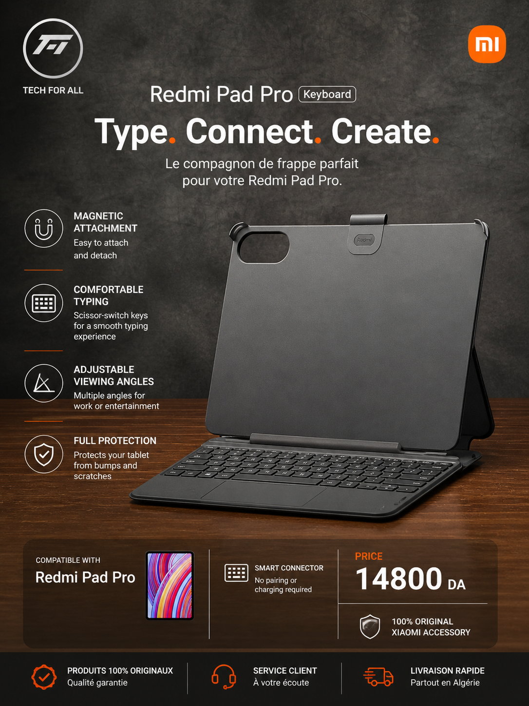 Redmi Pad Pro keyboard original - الصورة 2