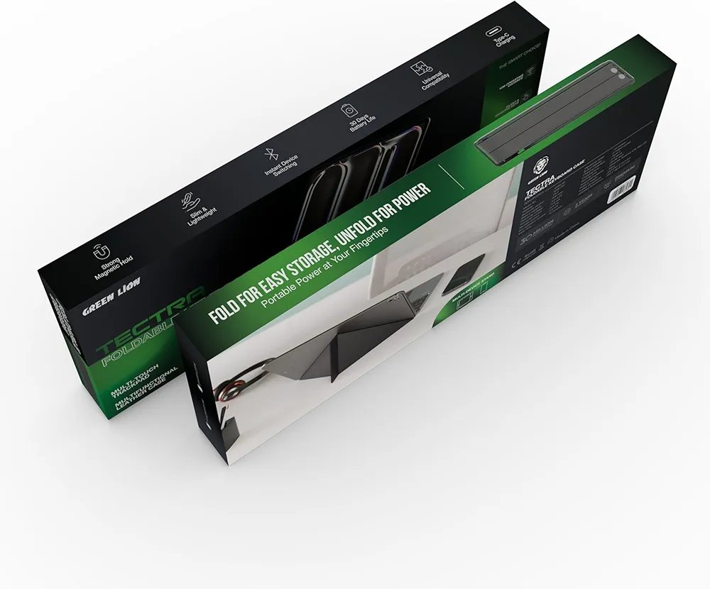 TECTRA foldable keybord Case
From Green lion - الصورة 6