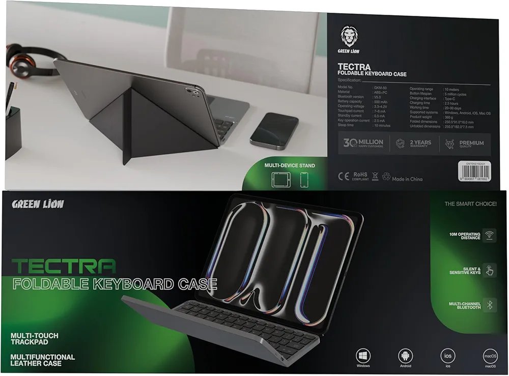 TECTRA foldable keybord Case
From Green lion - الصورة 2