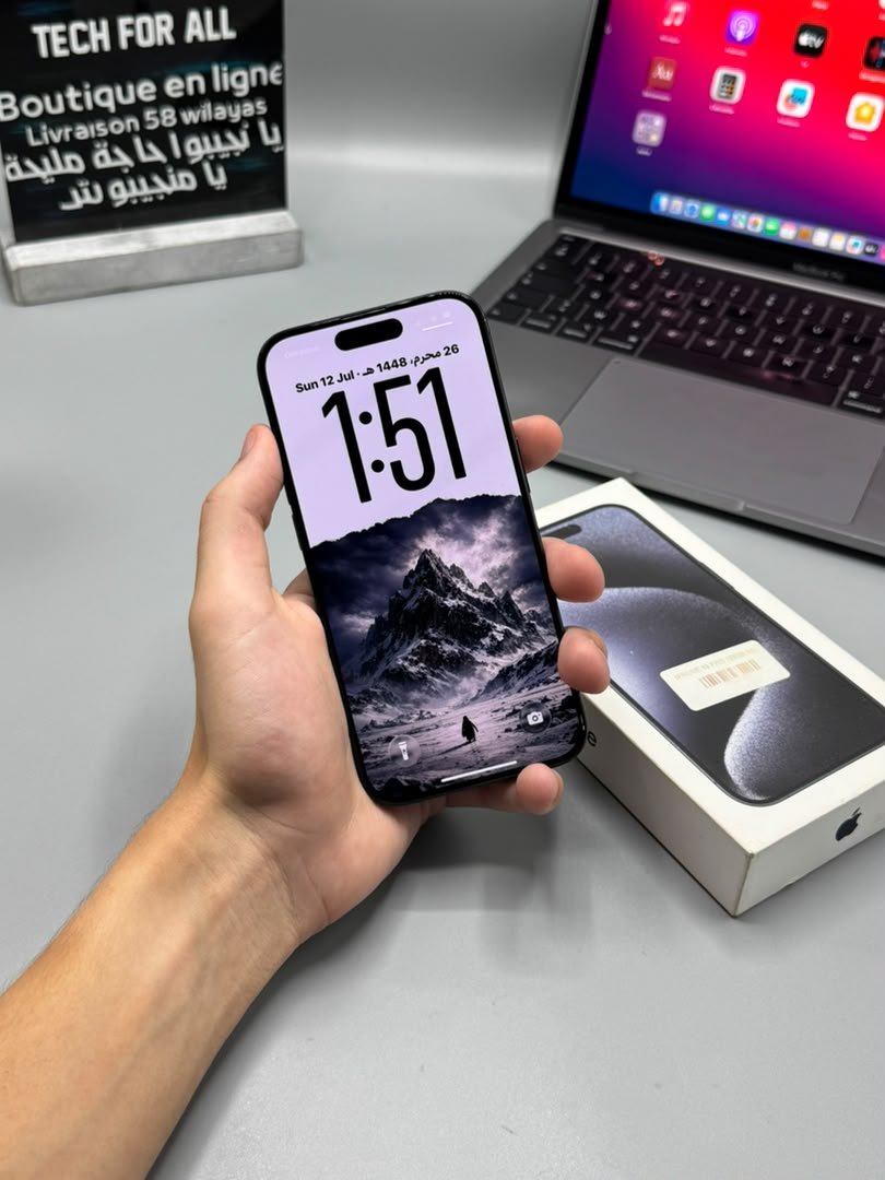 iPhone 15 Pro avec boîte