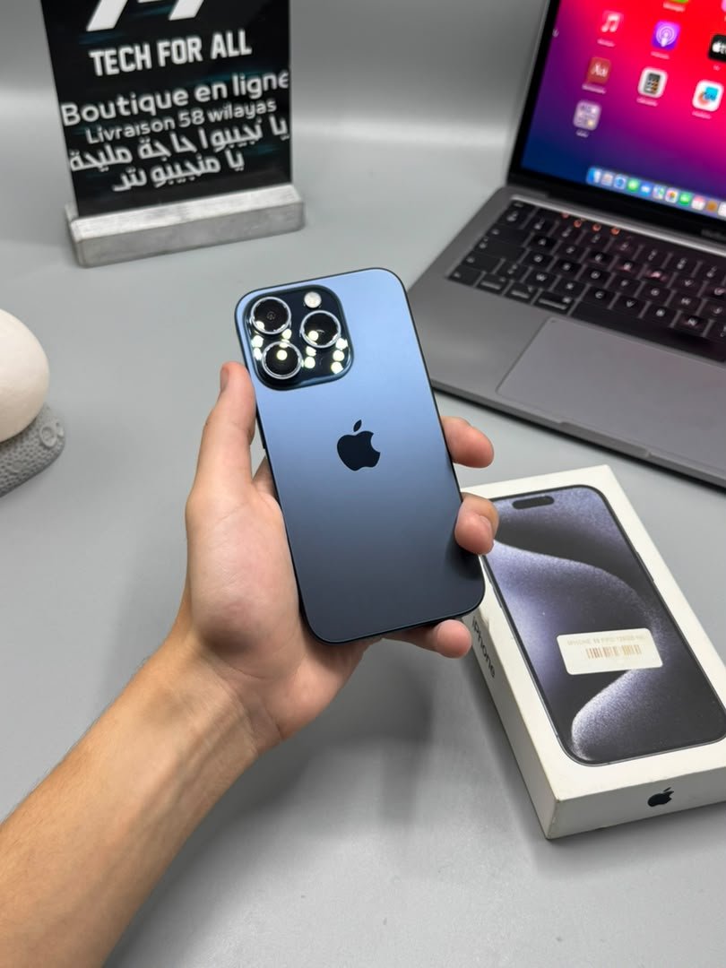 iPhone 15 Pro avec boîte - الصورة 4